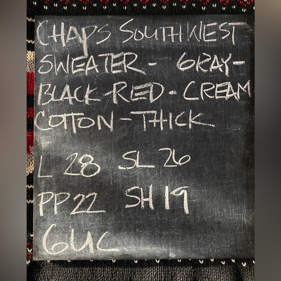 Chaps Southwest Sweater - Picture 5 of 13